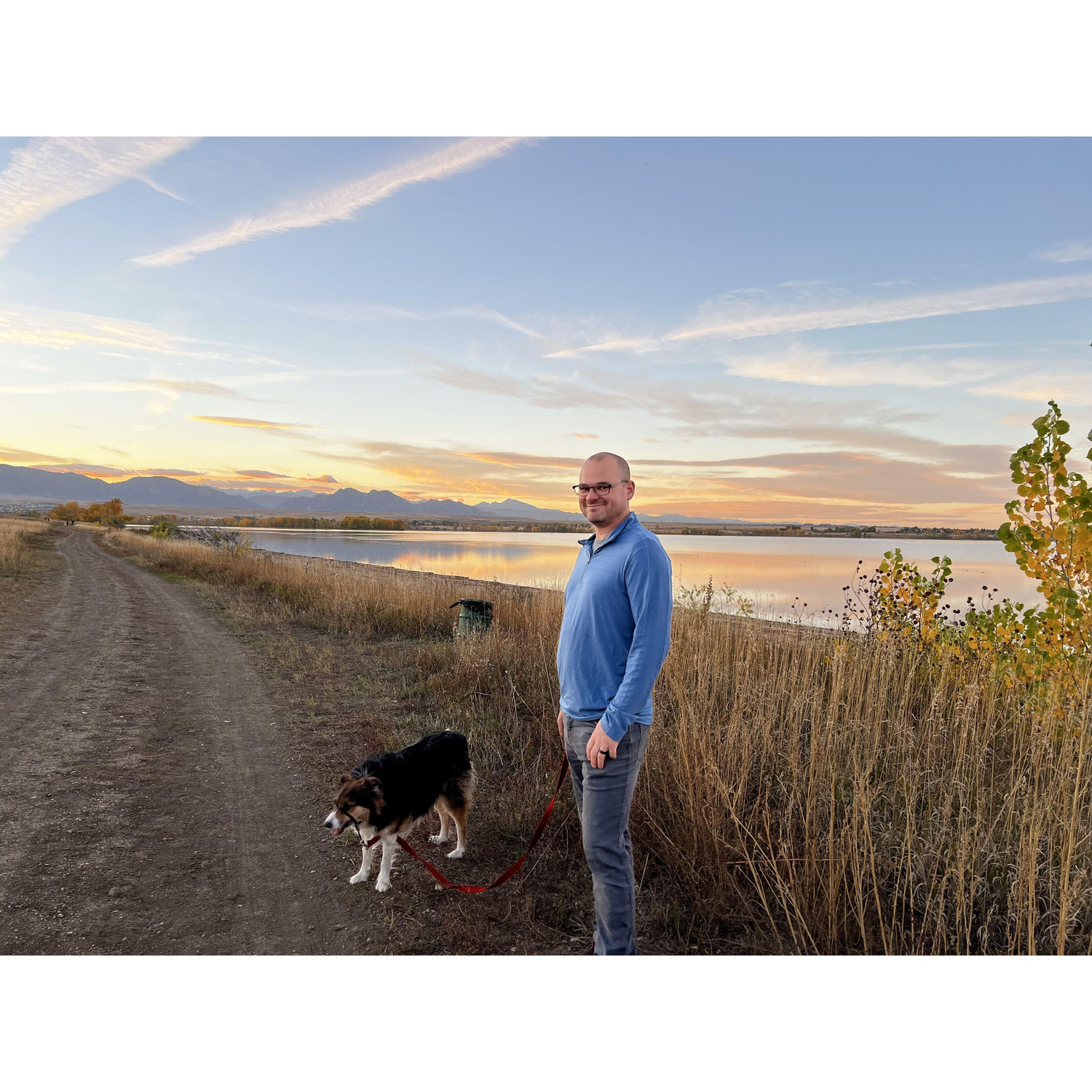 Walking along Standley Lake