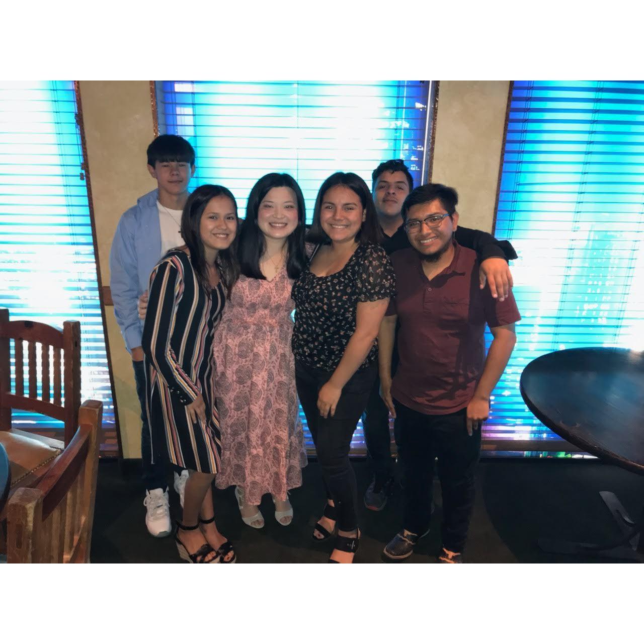 Penas and Crew at Annie's Graduation | August 2021