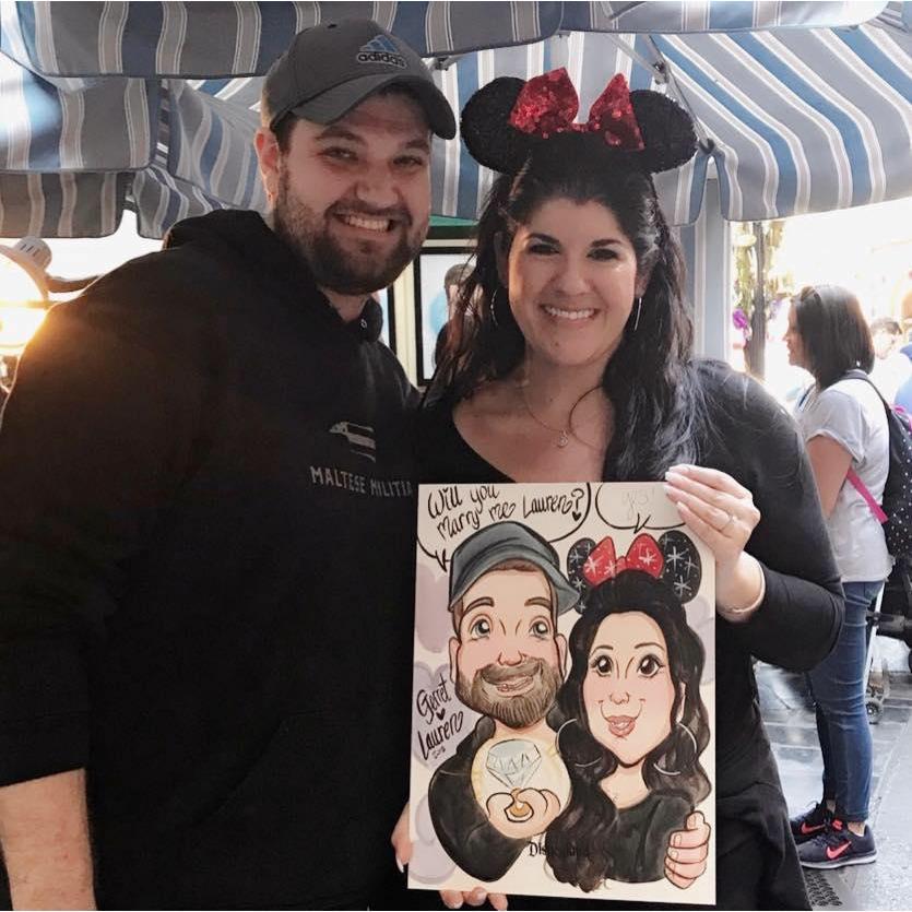 Our Disneyland engagement