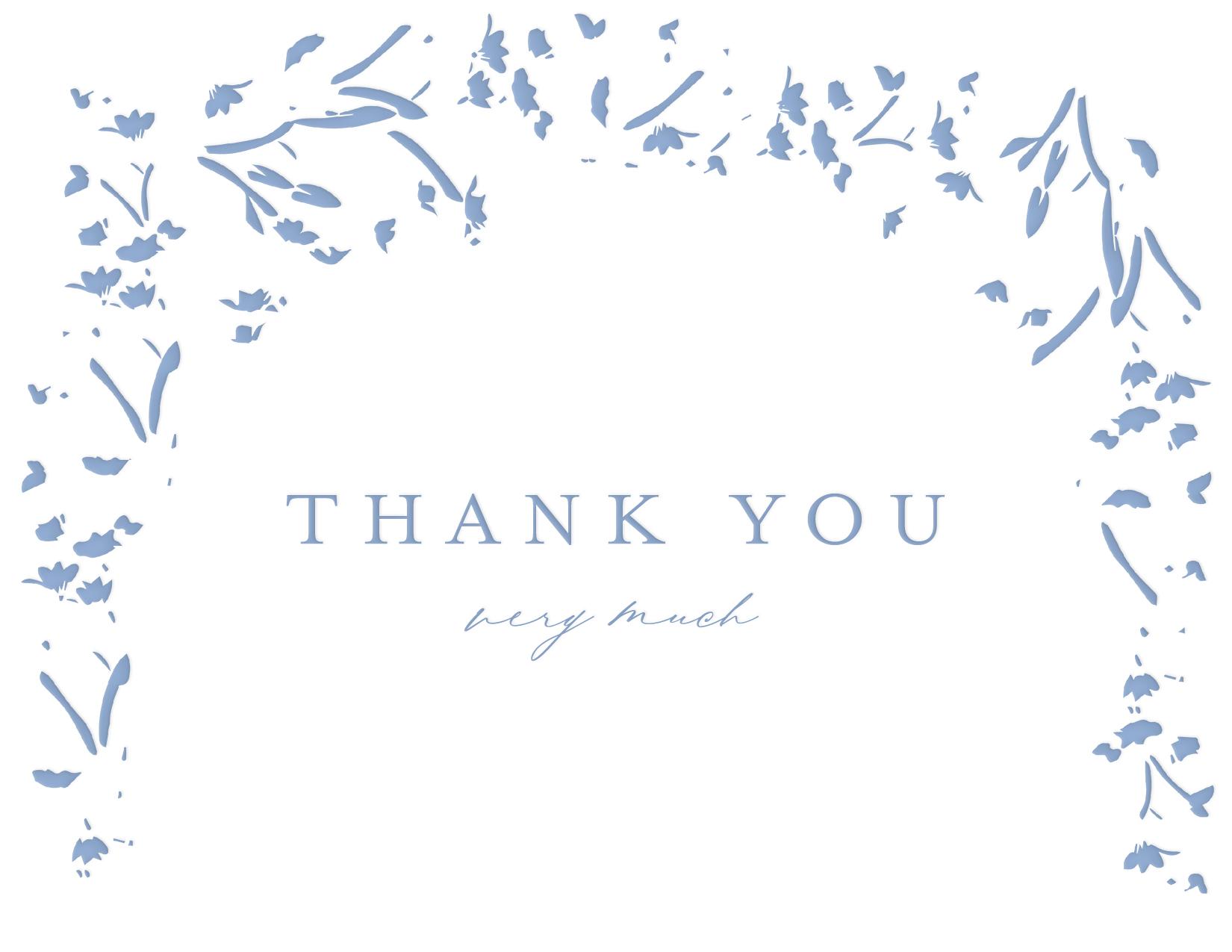 Regal Landscape | Lilac | Zola Thank You Cards