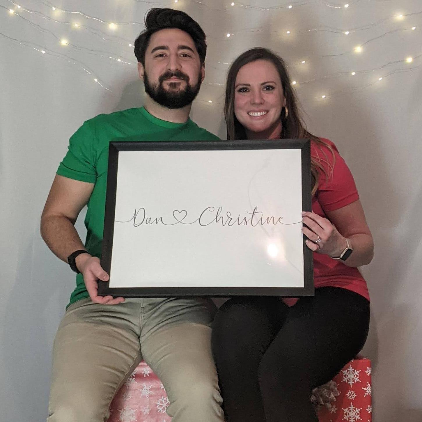 First photo as an engaged couple!