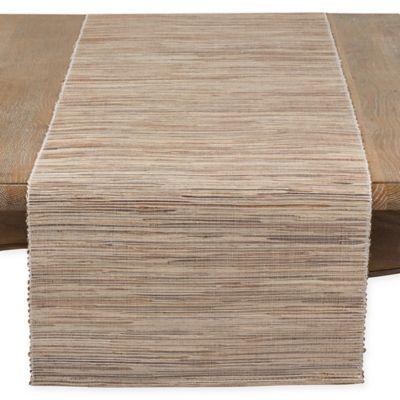 Saro Lifestyle Melaya 72-Inch Table Runner in Natural
