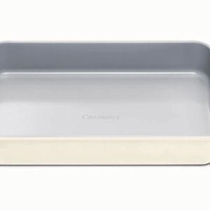 Rectangle Pan | Ceramic Non-Stick & Non-Toxic | Caraway CREAM