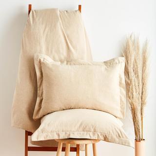 Linen Blend 3-Piece Duvet Set