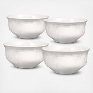 Antique White Cereal Bowl, Set of 4