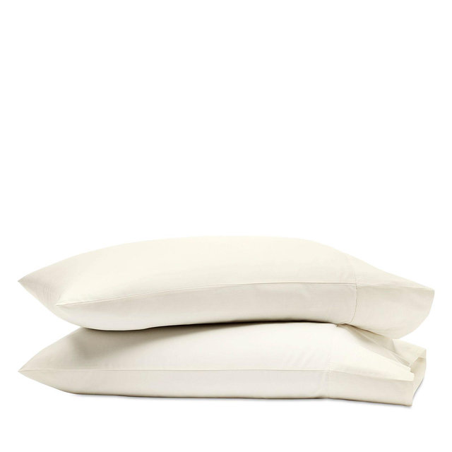 Boll & Branch Percale Hemmed King Pillowcase, Pair