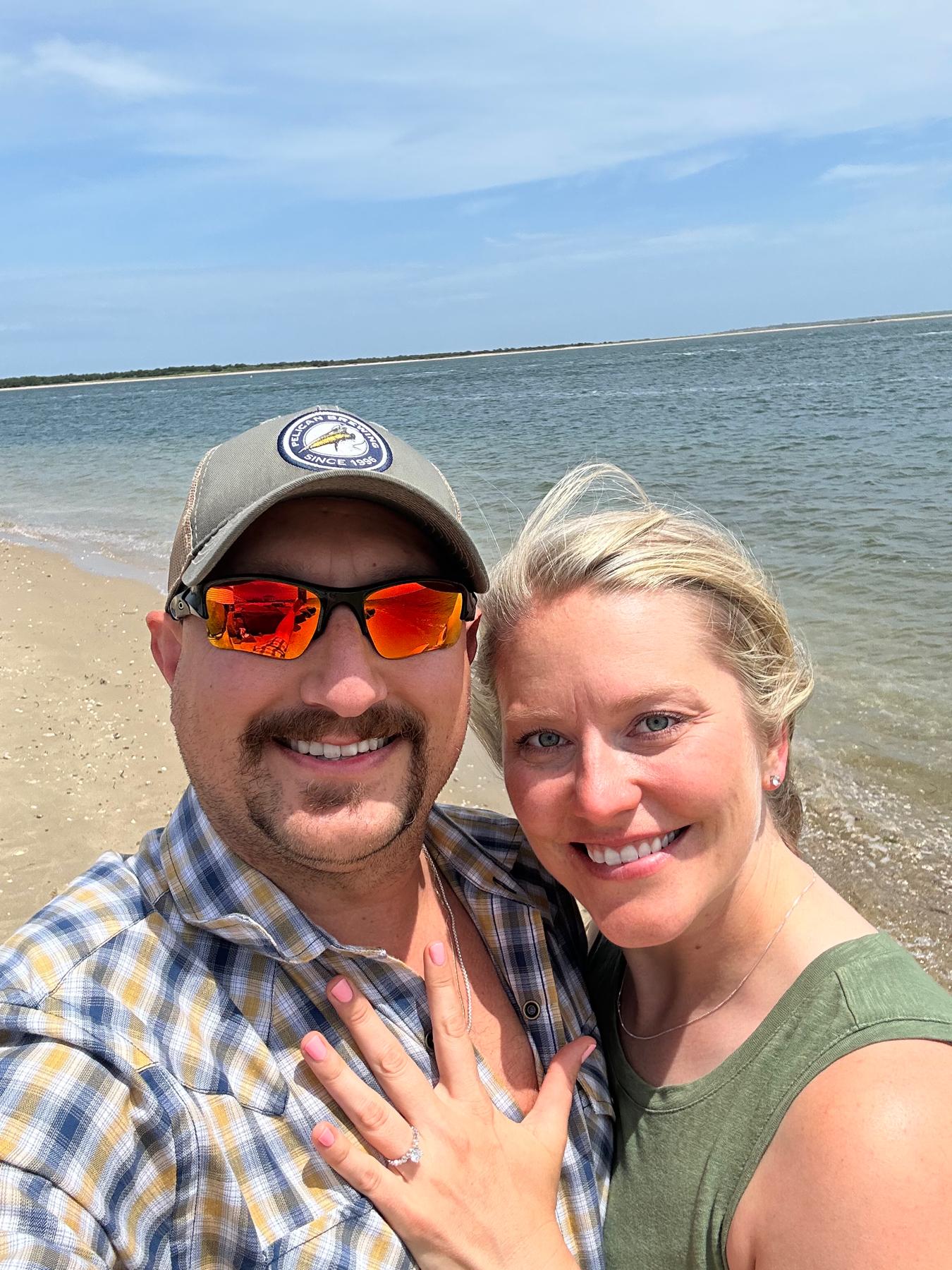 We got engaged at Brandt Point Lighthouse on Nantucket