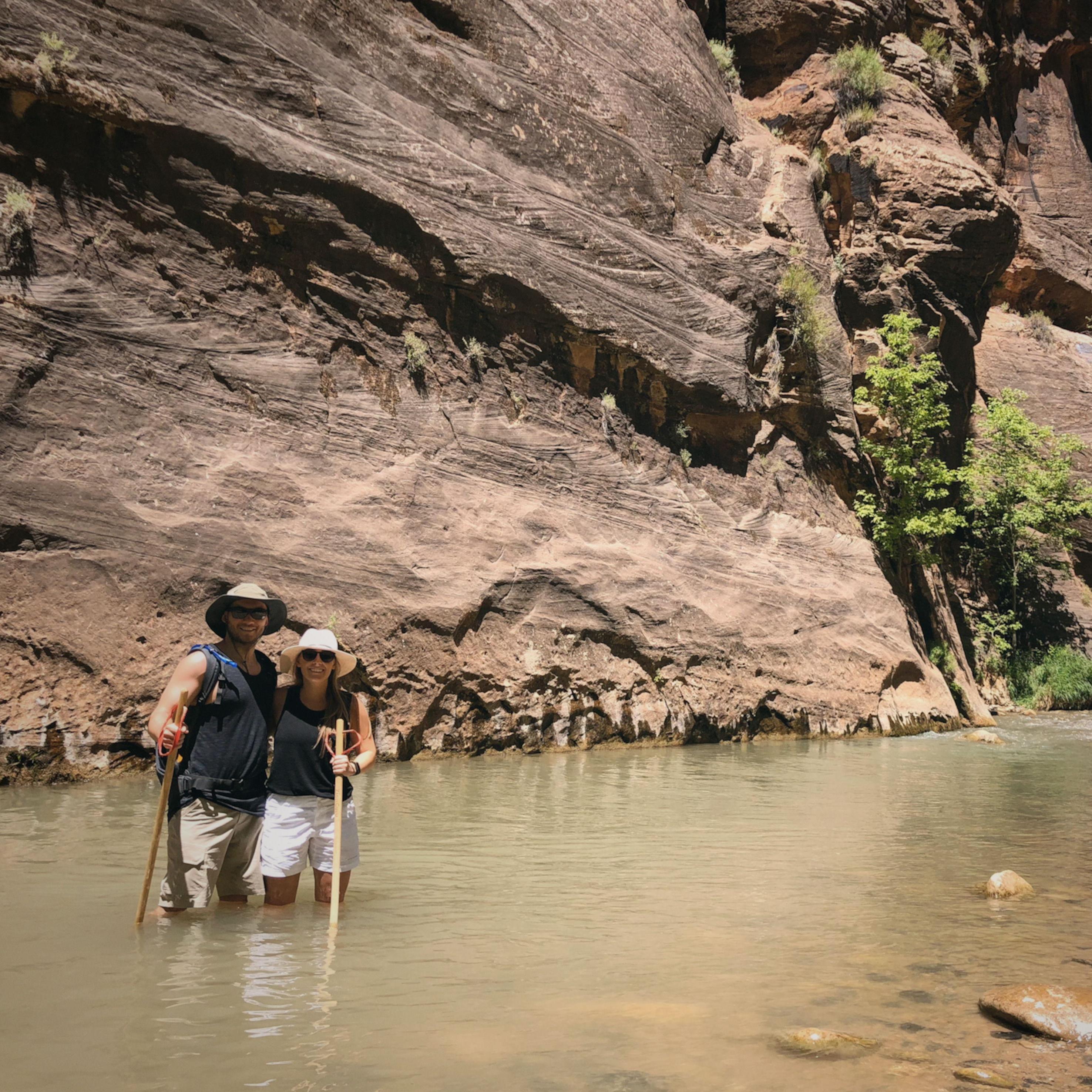 June 2018: Hiking the Narrows in Zion National Park