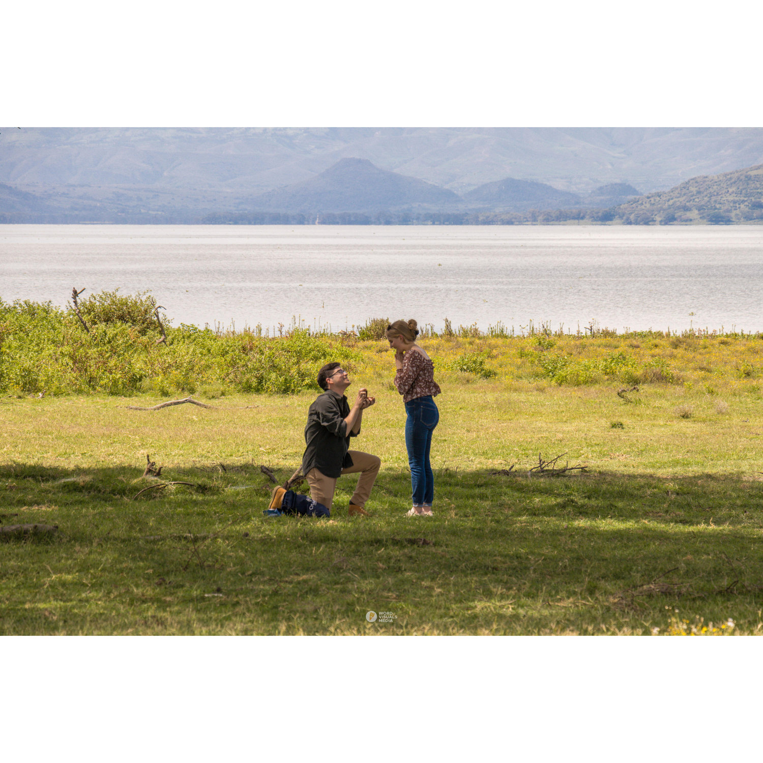 Ben proposed on Crescent Island, a beautiful island in the middle of a lake near where Emily grew up