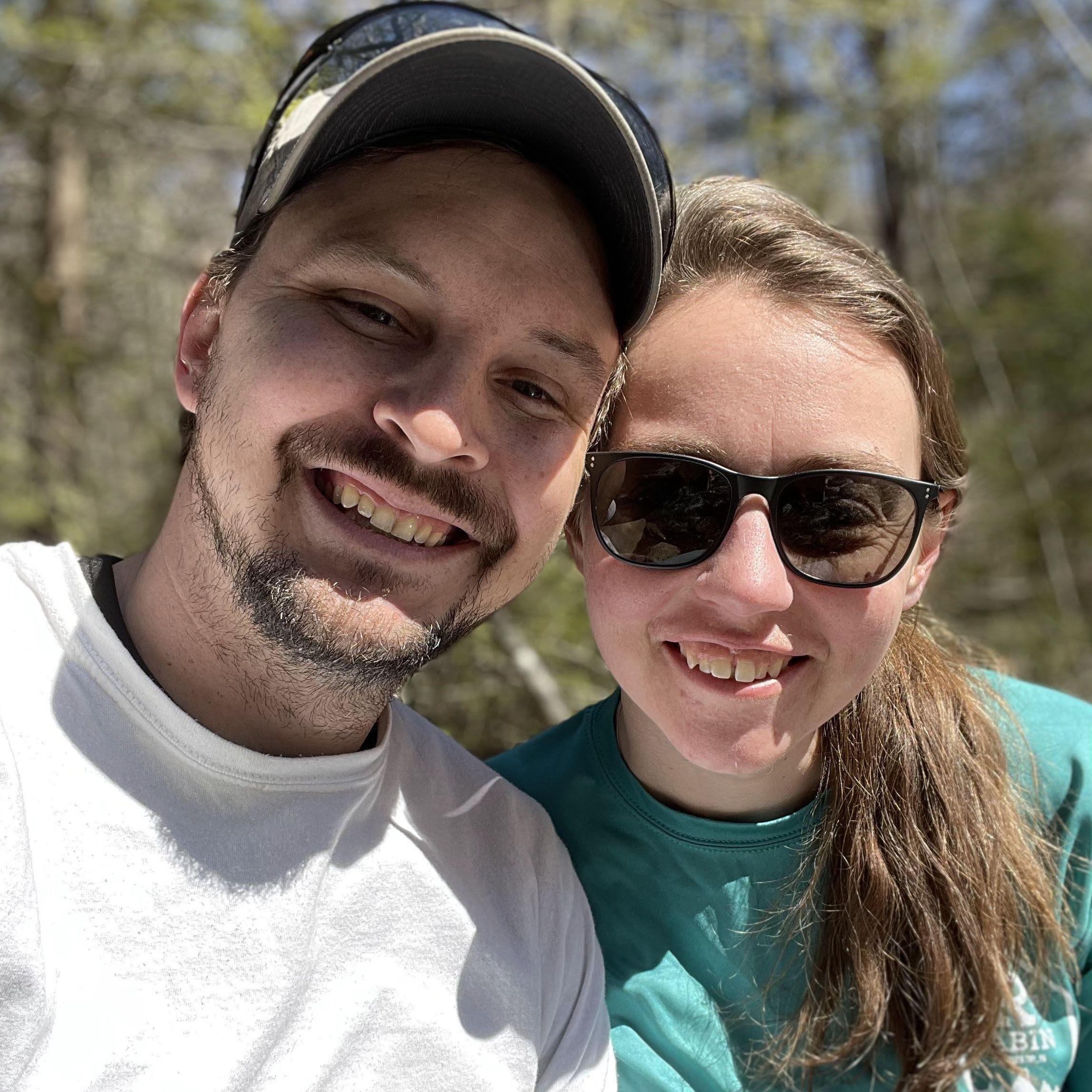 Our first trip to the cabin together.