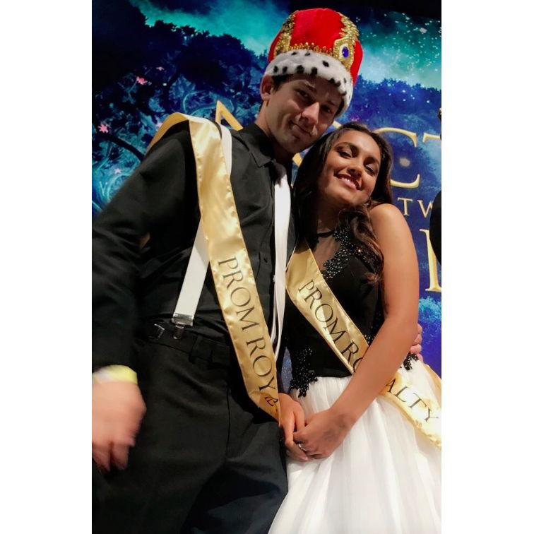 We were on Prom court!