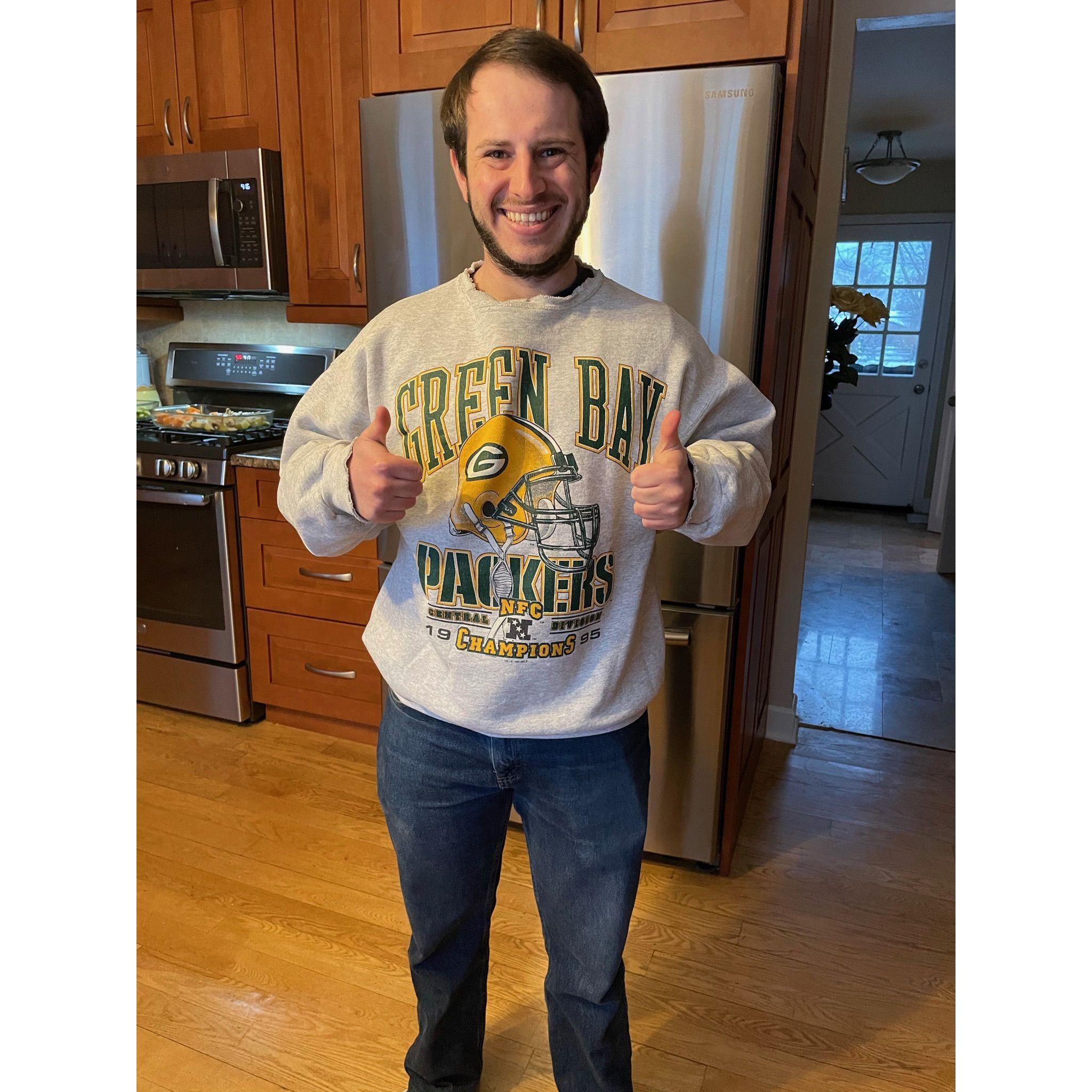 Daniel loses fantasy football! GO PACK GO!!!