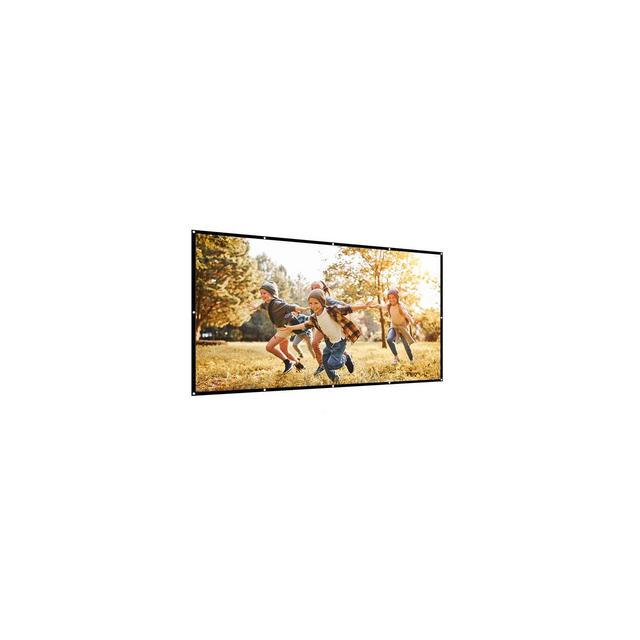 VANKYO -100" Projector Screen, 16:9 HD Foldable Projection Movie Screen