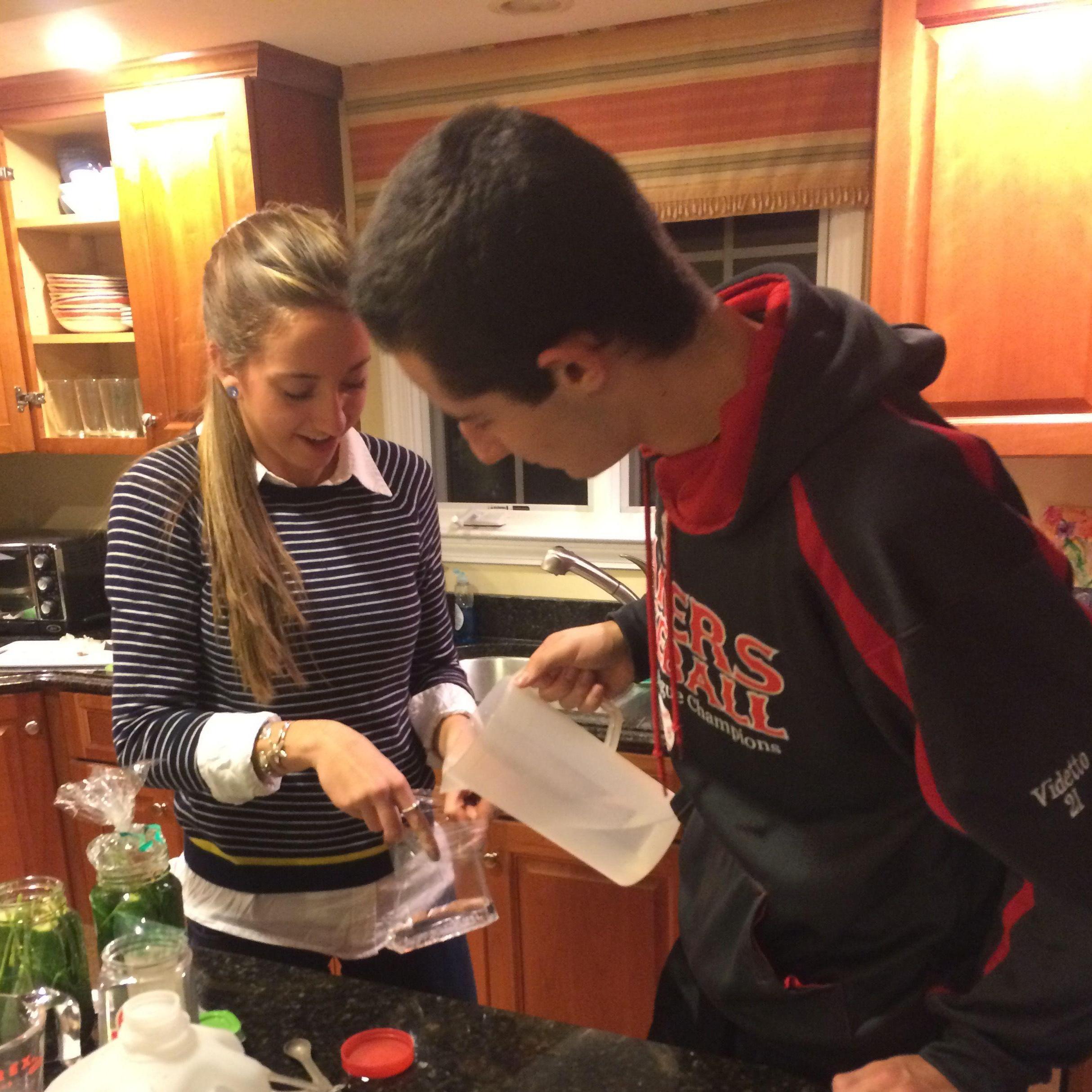 Making pickles for science class IYKYK