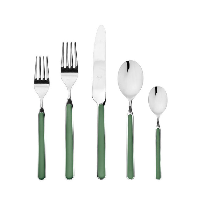 Fantasia Place Set, 5 Pcs, Forrest Green