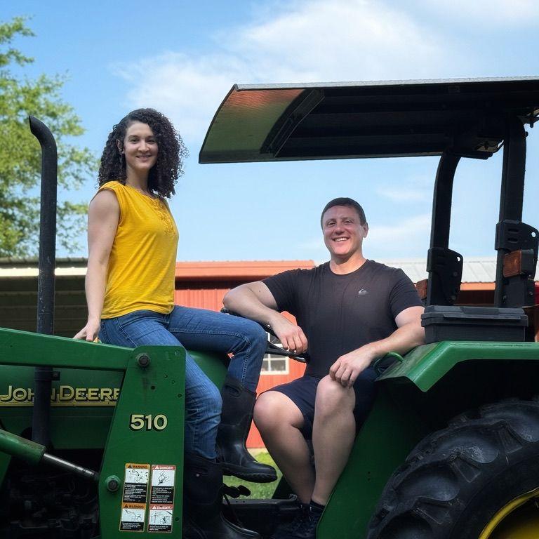 Teaching a city boy how to drive a tractor