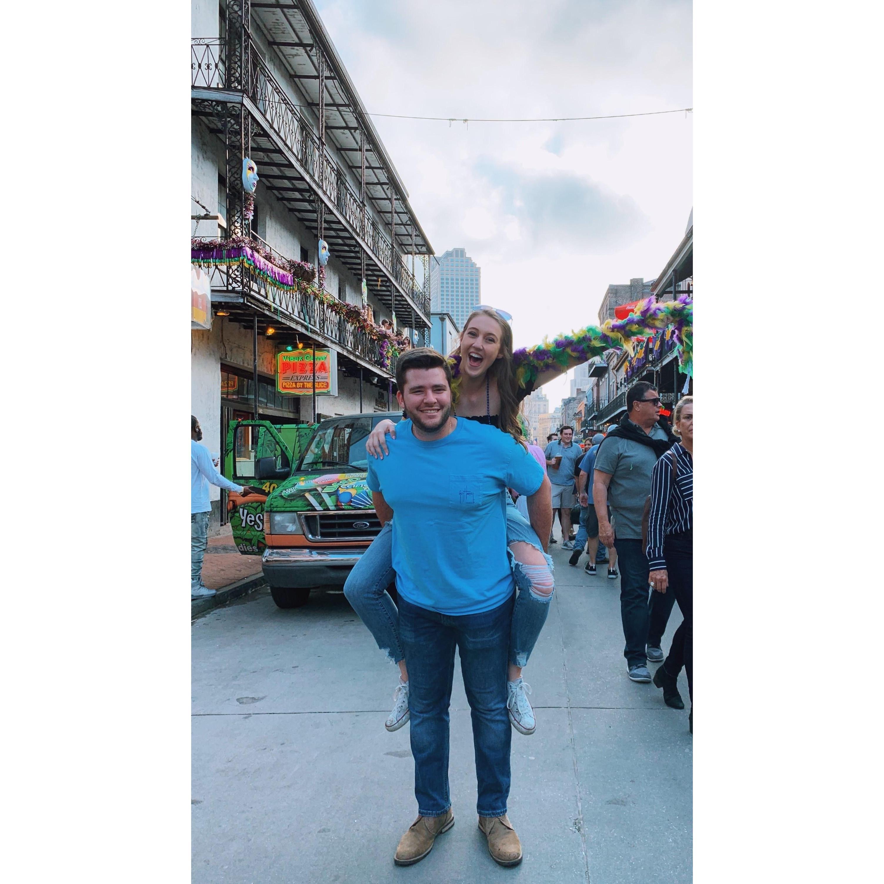 Cory's fraternity formal trip to NOLA, a fun and exhausting weekend!