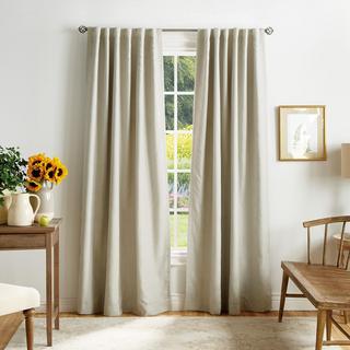 Bedford Woven Backtab Curtain Panel, Set of 2