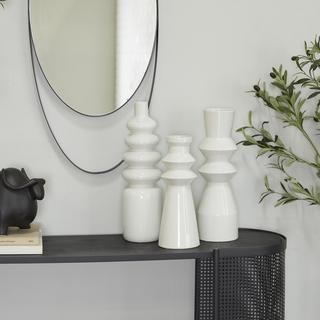 Contemporary 3-Piece Bubble Vase Set