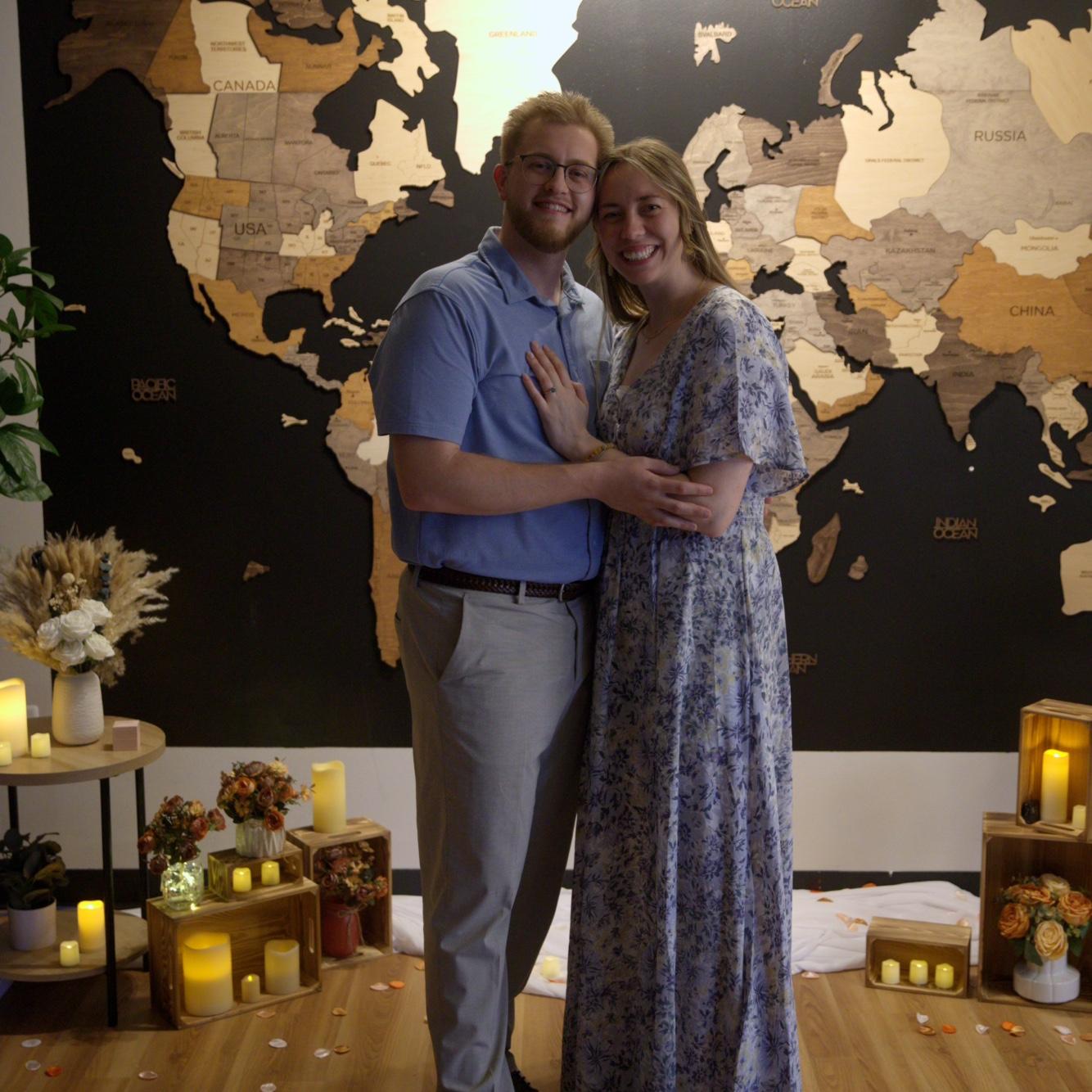 Josh and Shay helped set up this beautiful scene.