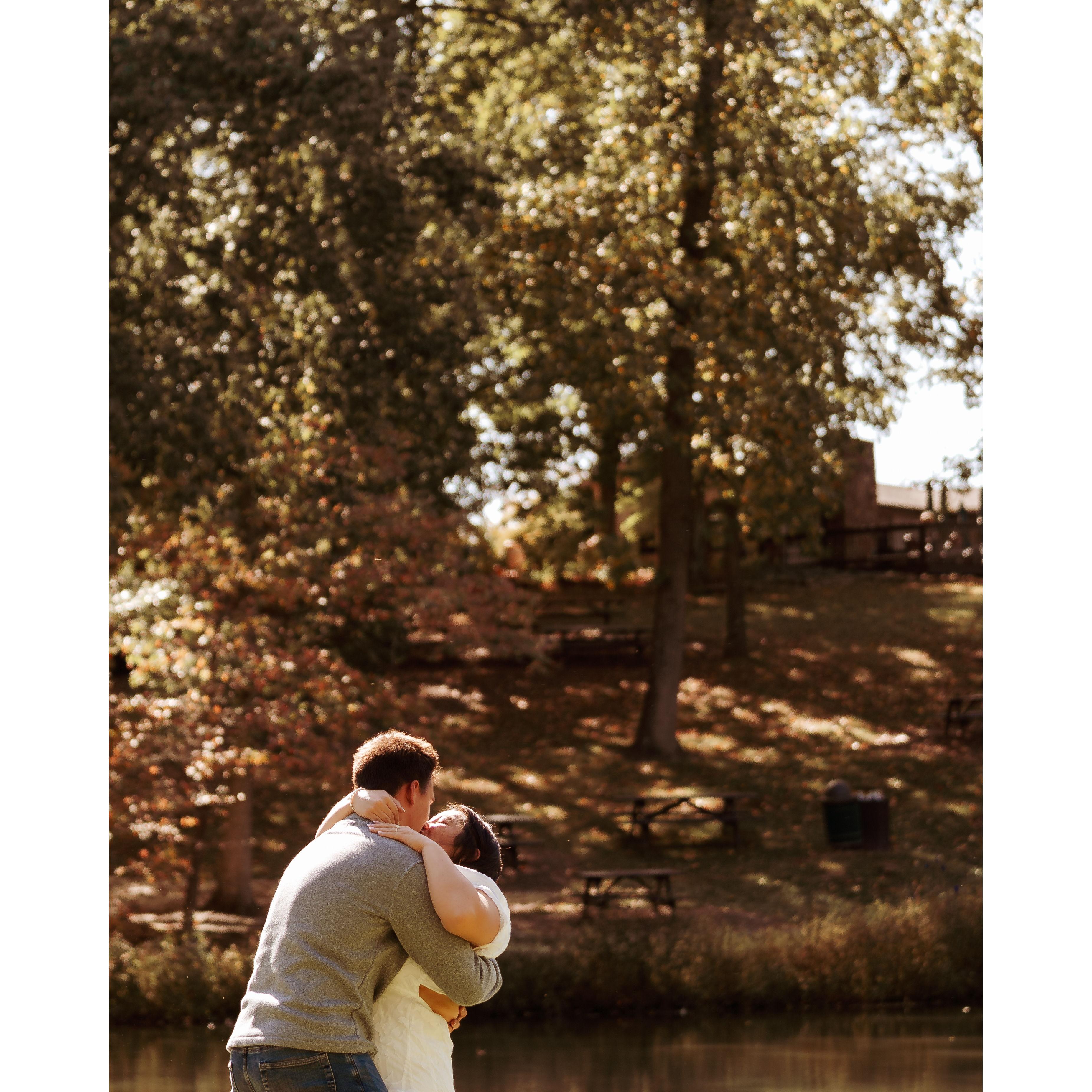 The proposal 10.10.2023 Oliver Winery Bloomington, IN