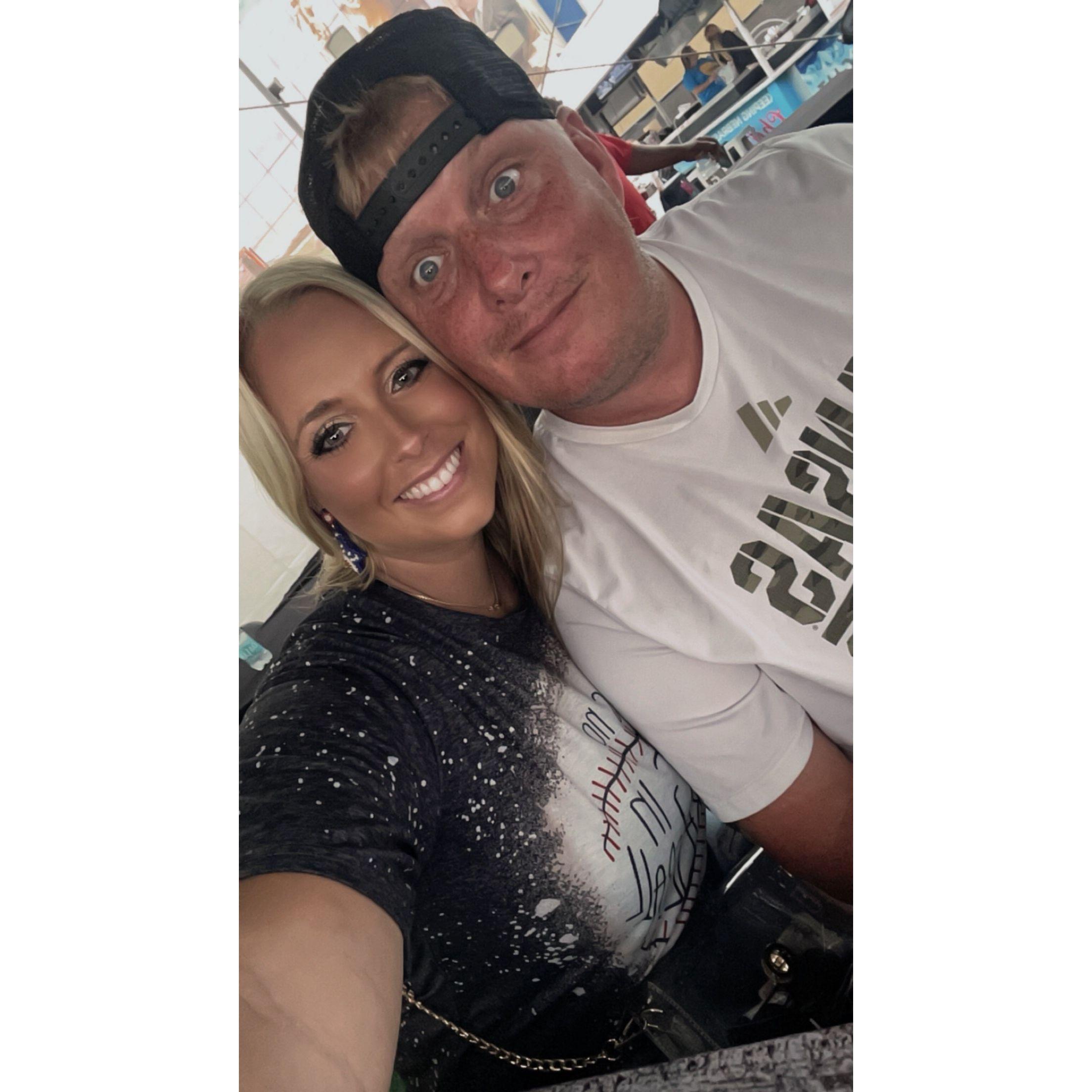 First time back to the CWS together since our first picture :)