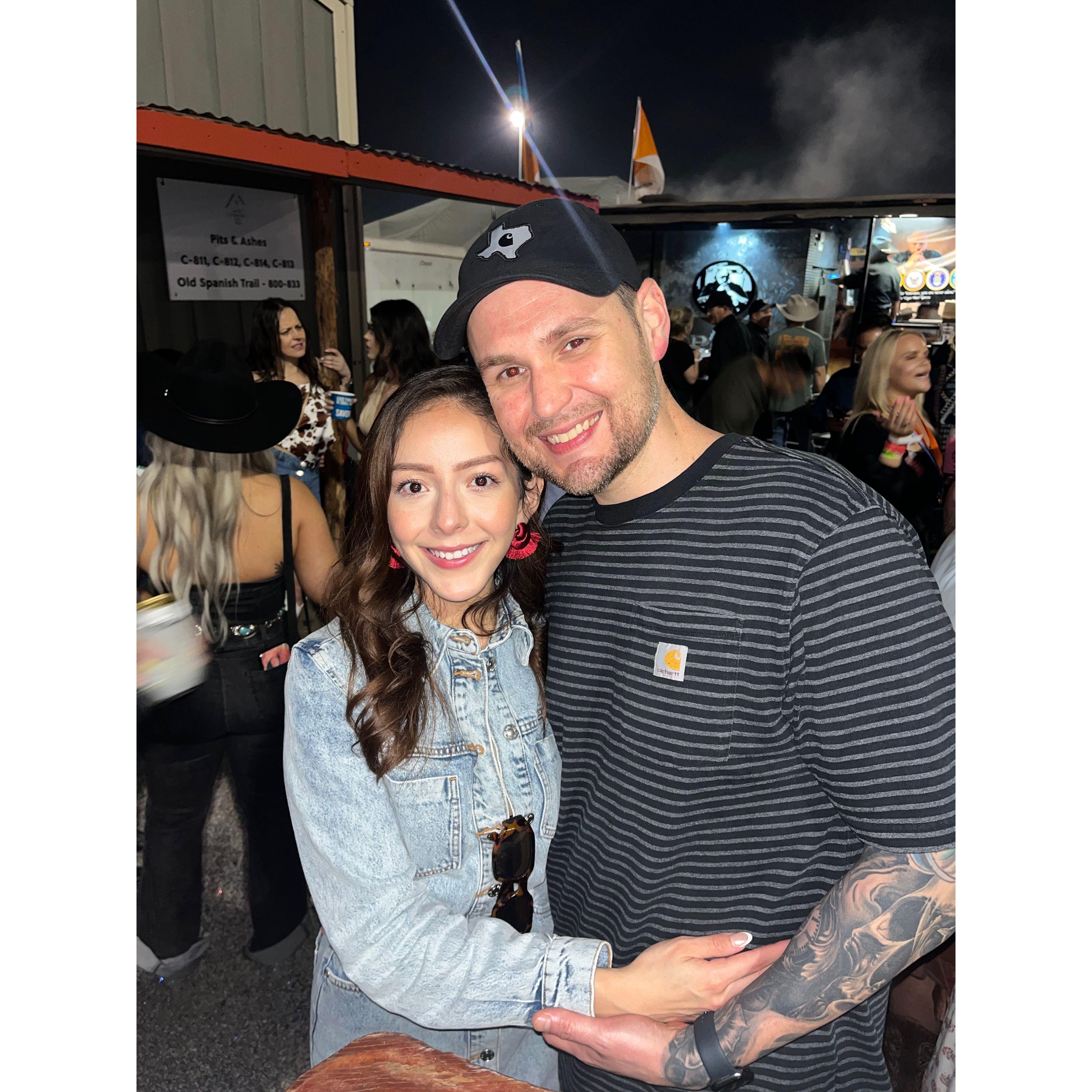 First time at the rodeo together