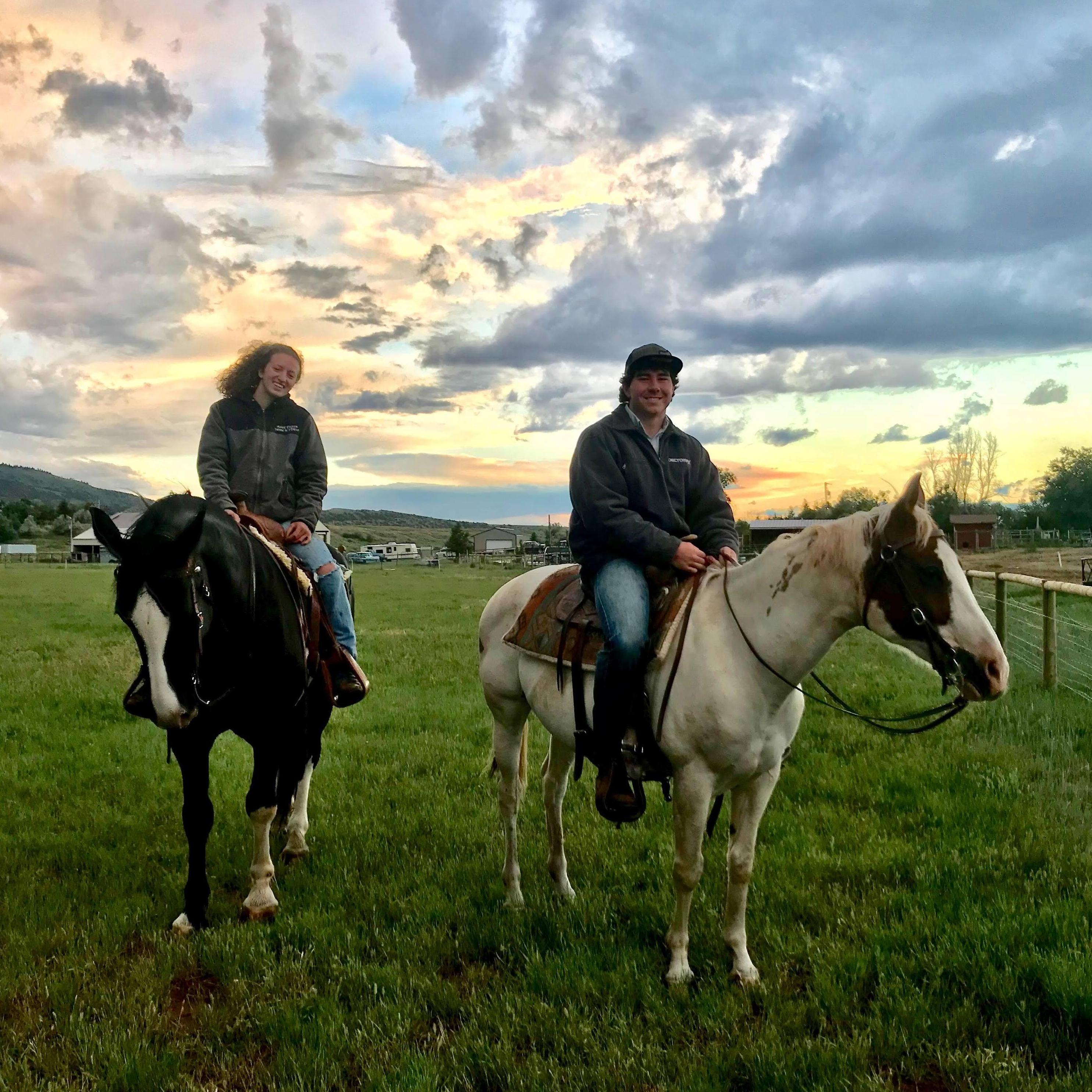 Sam and Abbi have wonderful memories riding together