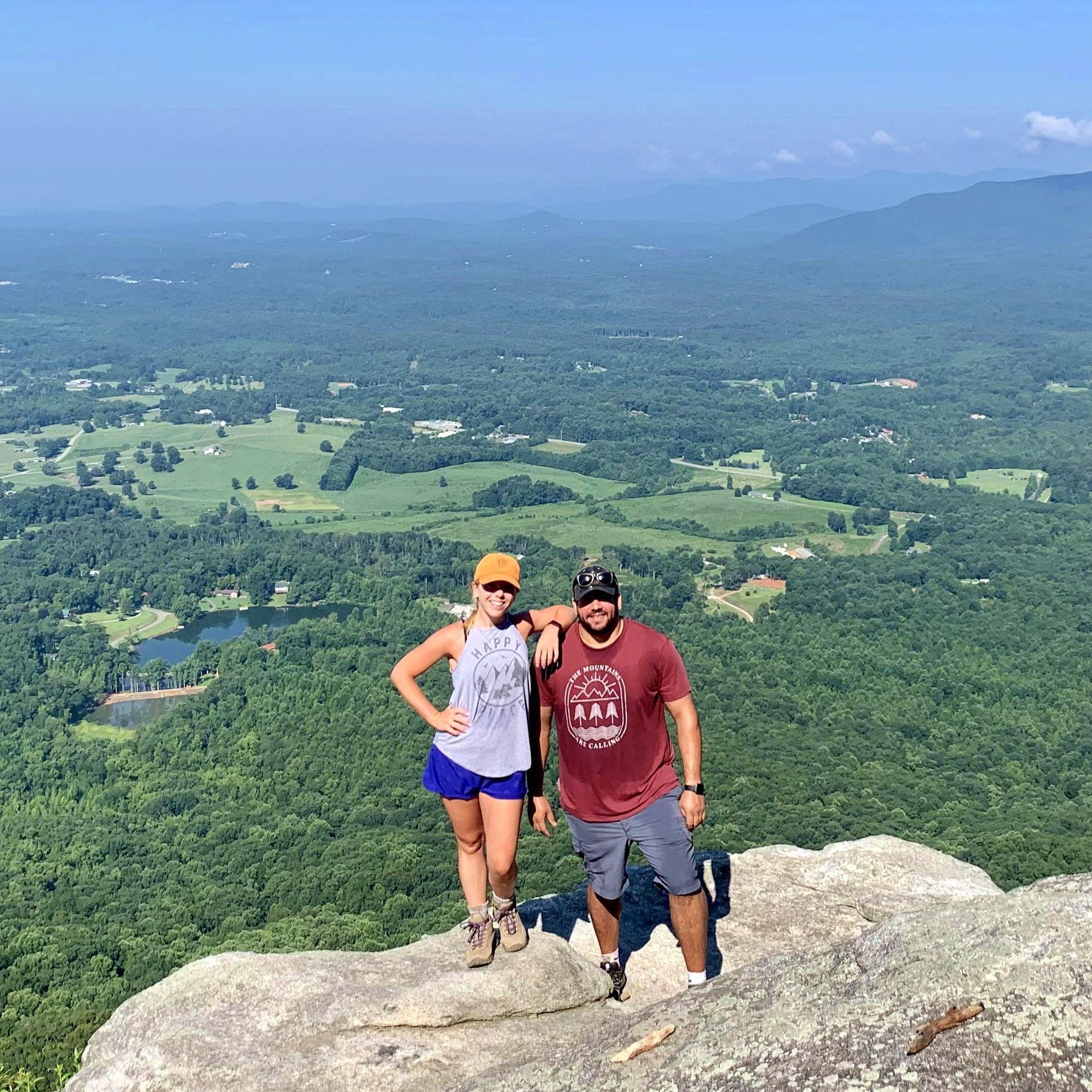 "Social distancing" hikes at Yonah Mountain