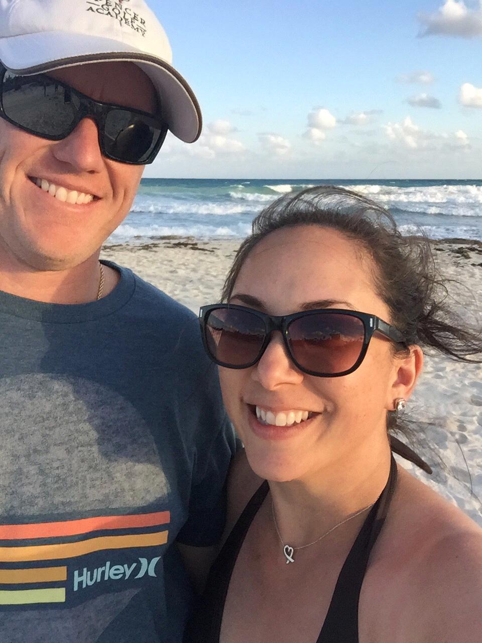 A pre-proposal picture. Little did Tracy know what Doug had planned next!