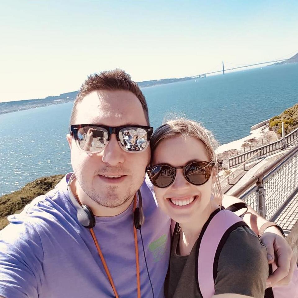The day we got engaged in San Fran ❤️