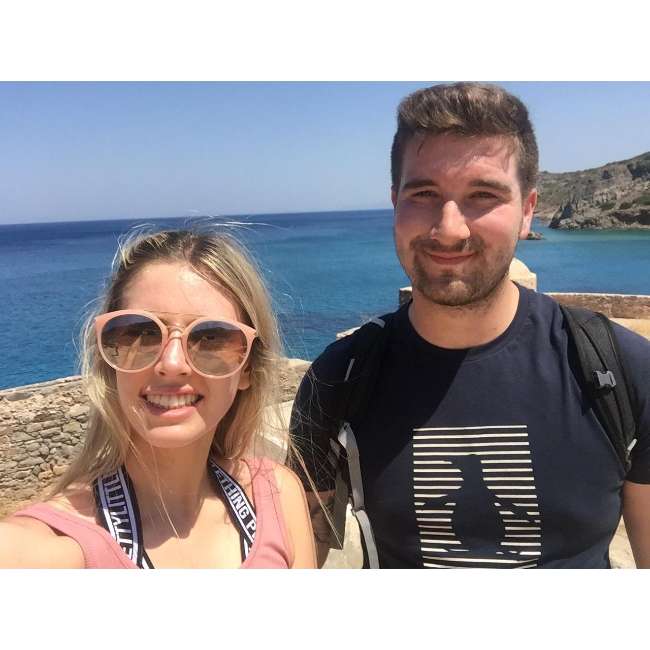 Greece - first holiday together.