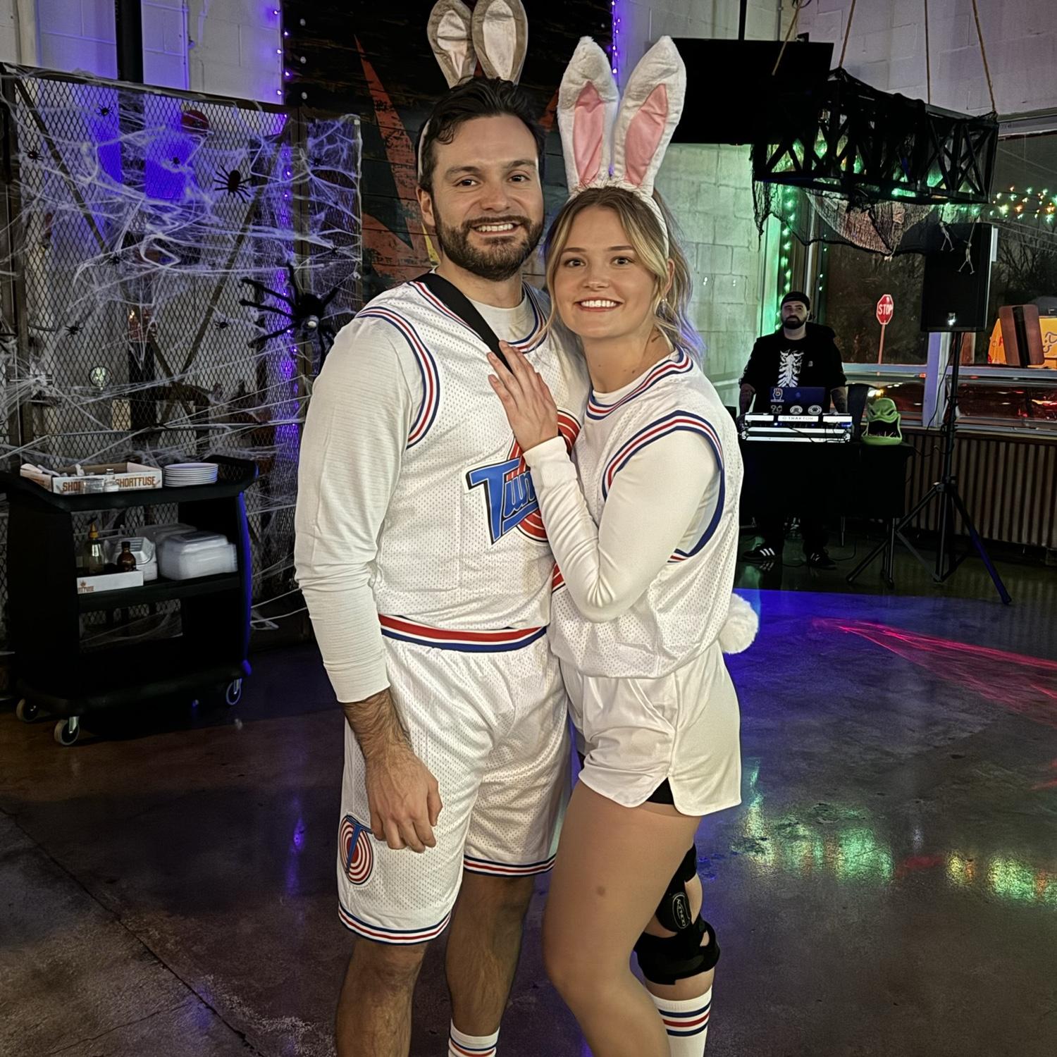 October 28, 2023: Halloween Trolley dressed as Lola & Bugs Bunny from Space Jam!
