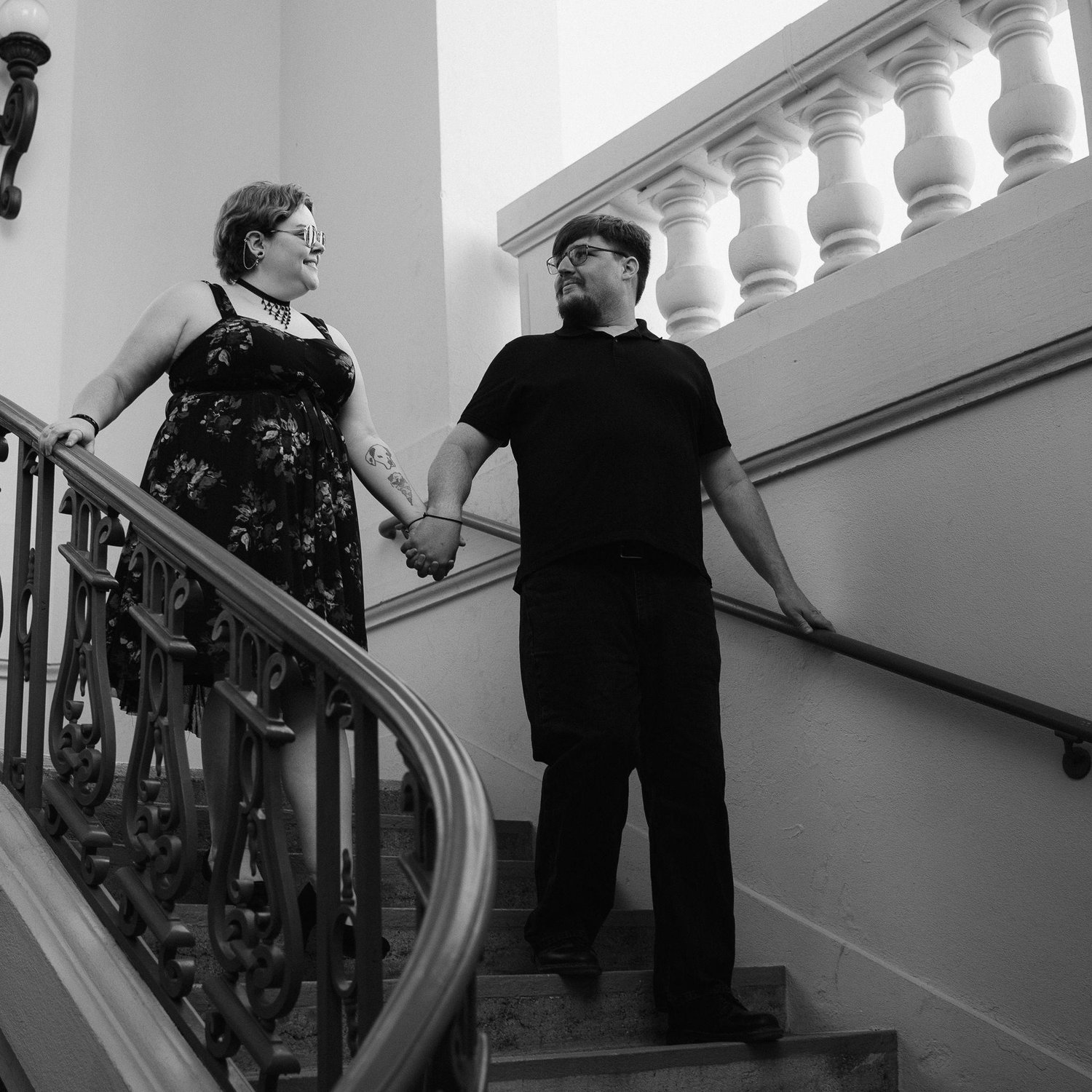 2026 - Our engagement photos at Pasadena City Hall.