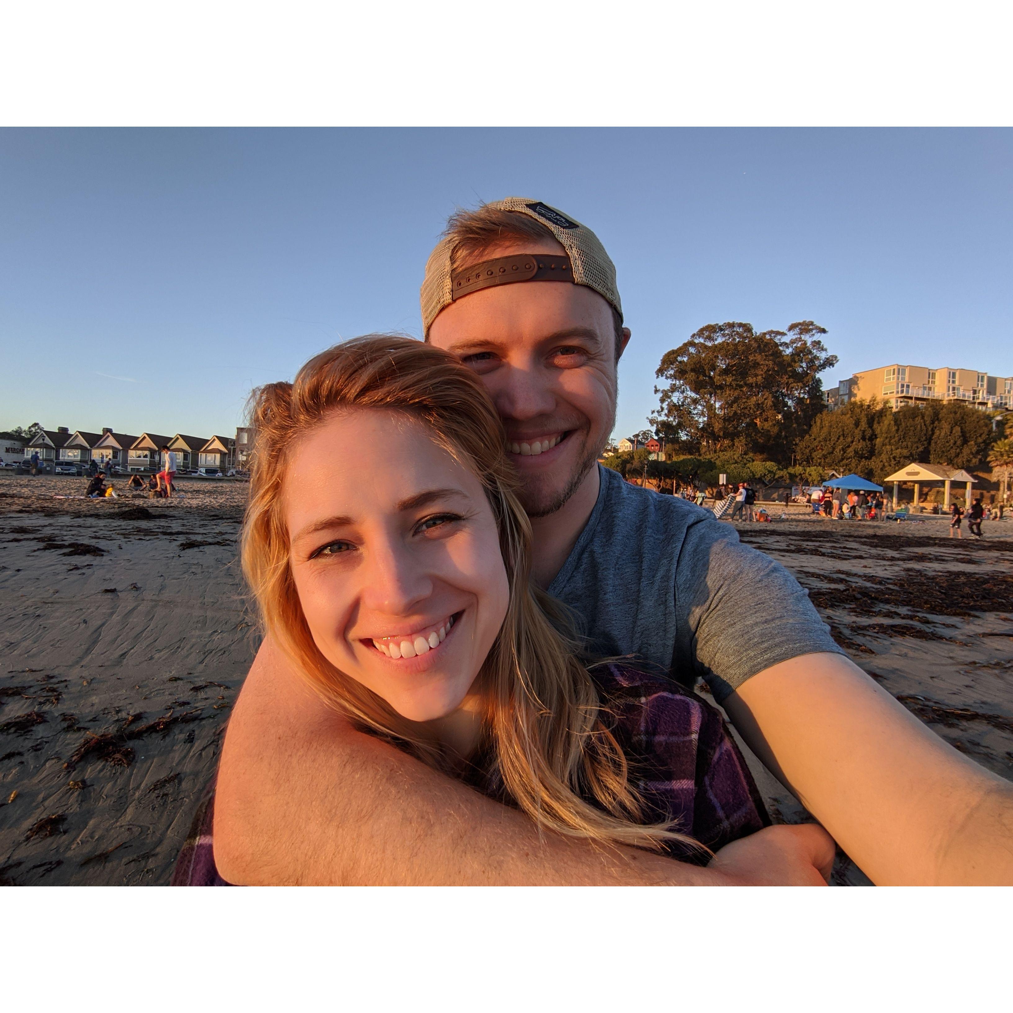 One of Danielle's favorite places in CA: Capitola beach.