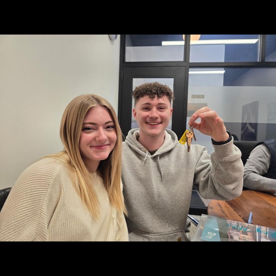 Caleb officially bought our house!