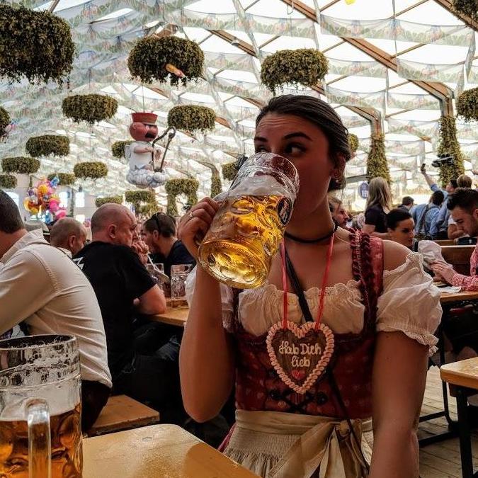 Drinks all around! 
Oktoberfest,Munich 2018