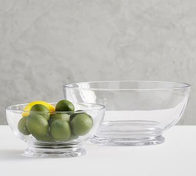 Grace Pressed Glass Serving Bowl