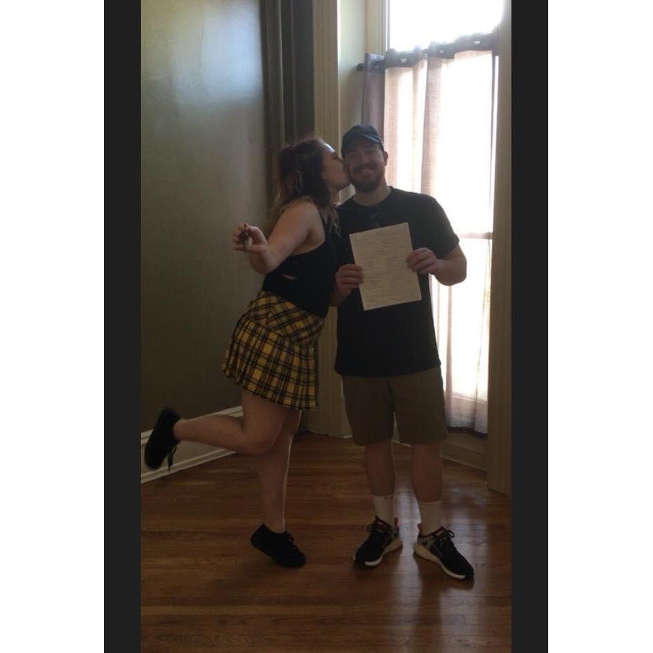 Our first apartment