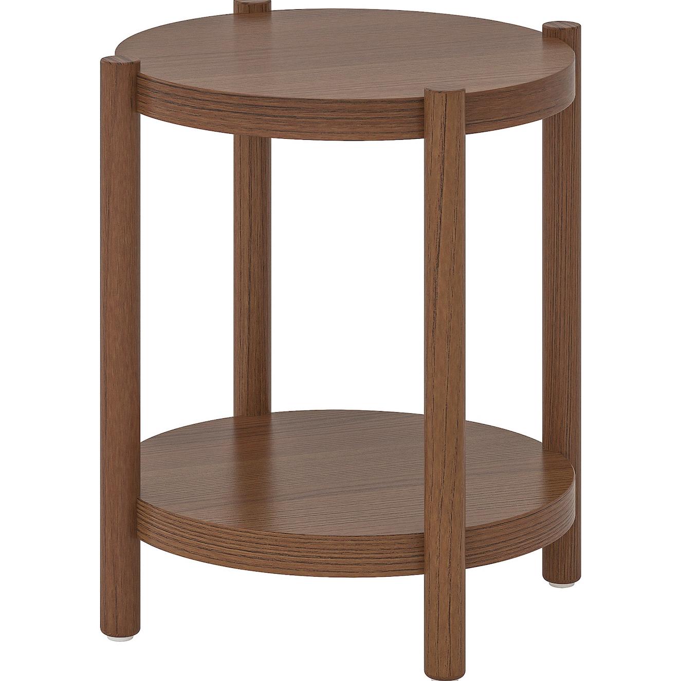 LISTERBY Side table, brown, 19 5/8 "