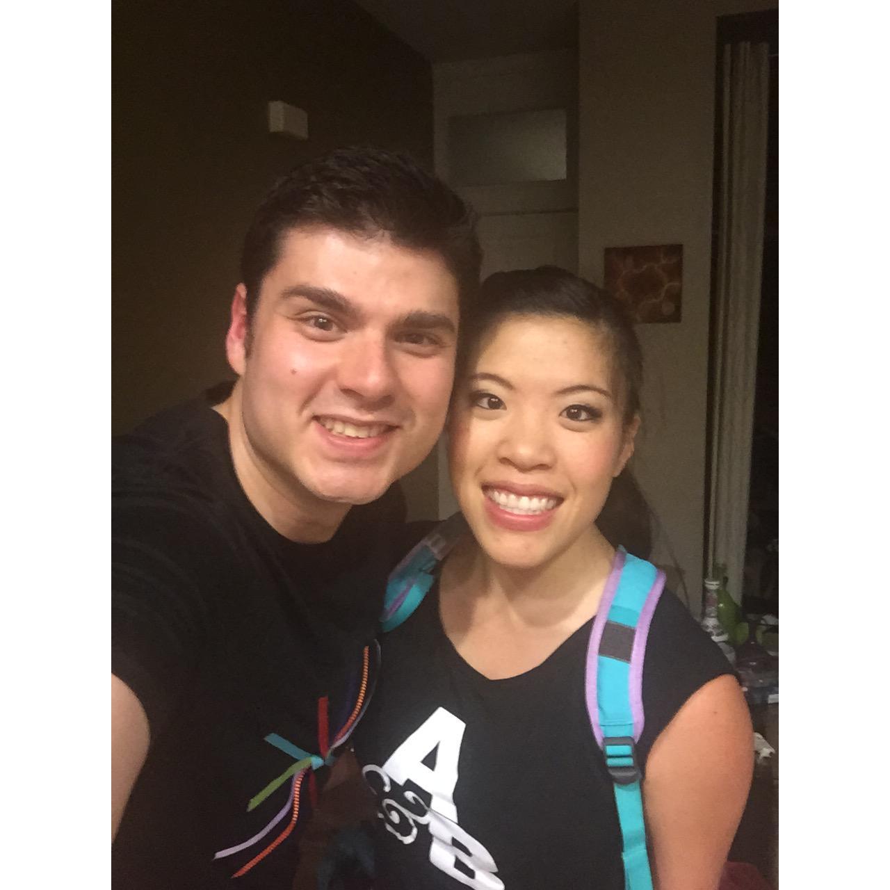 Our first A&B show together March 2015