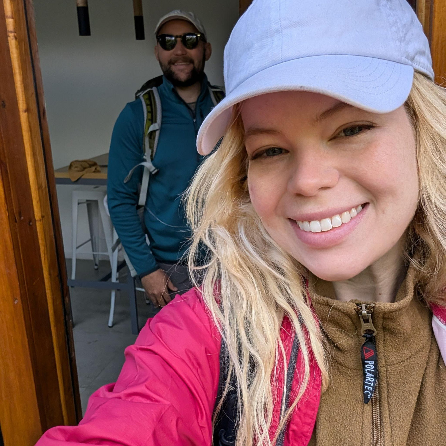 Heading out on a big hike in Patagonia!