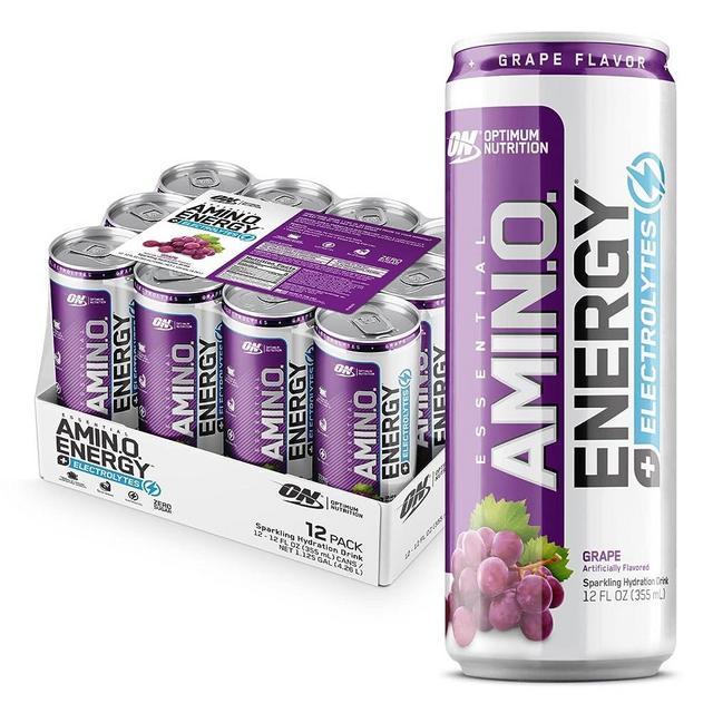 Optimum Nutrition Amino Energy Drink Plus Electrolytes for Hydration, Caffeine for Pre-Workout Energy, Amino Acids/BCAAs for Post-Workout Recovery