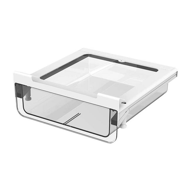 Under Shelf Drawer Pull Out,vacane Under Cabinet Organizer Hanging Storage Baskets Easy to Install,Durable BPA-Free Plastic Storage Organizer for Closet Kitchen Pantry Office,Clear