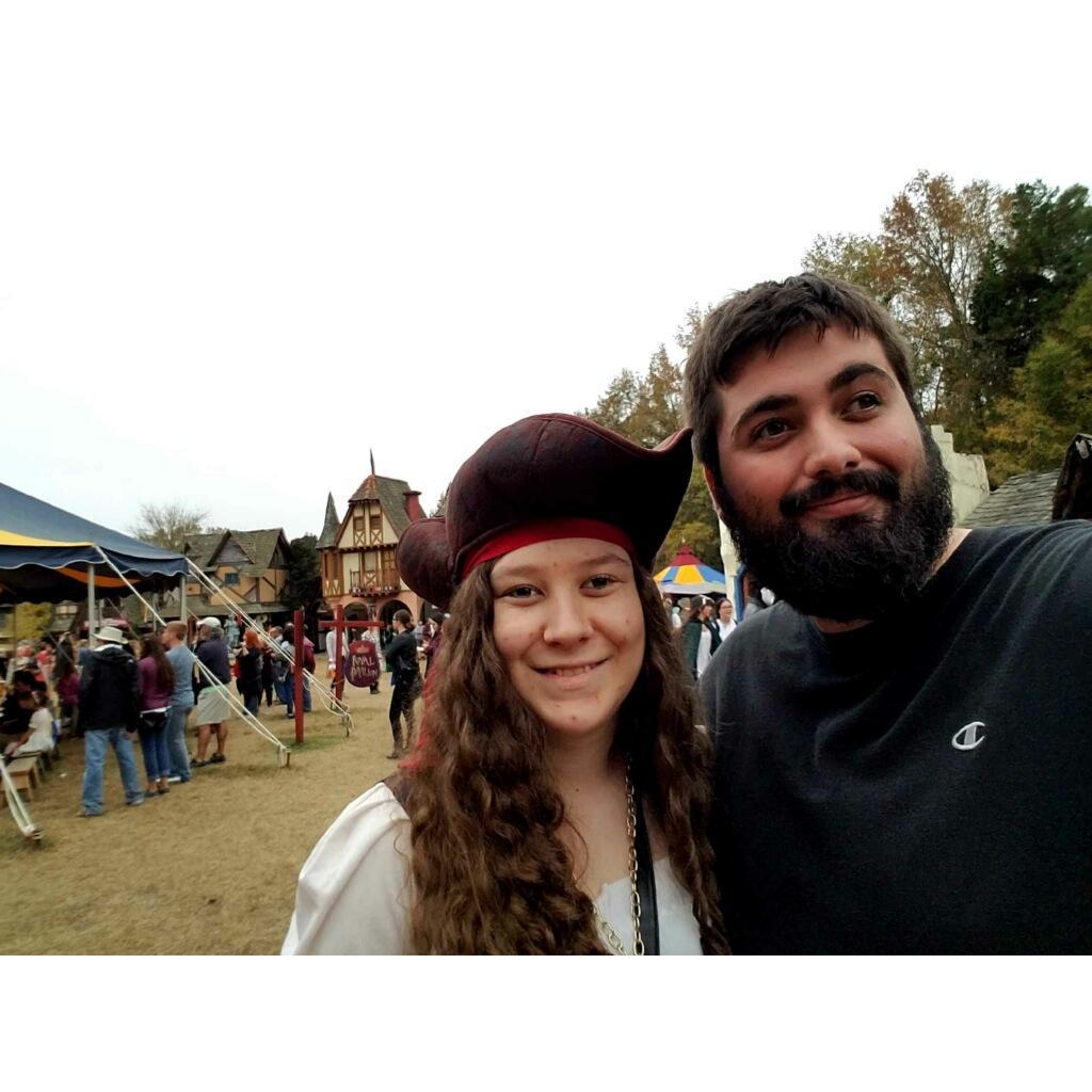 Our first Renaissance Festival together