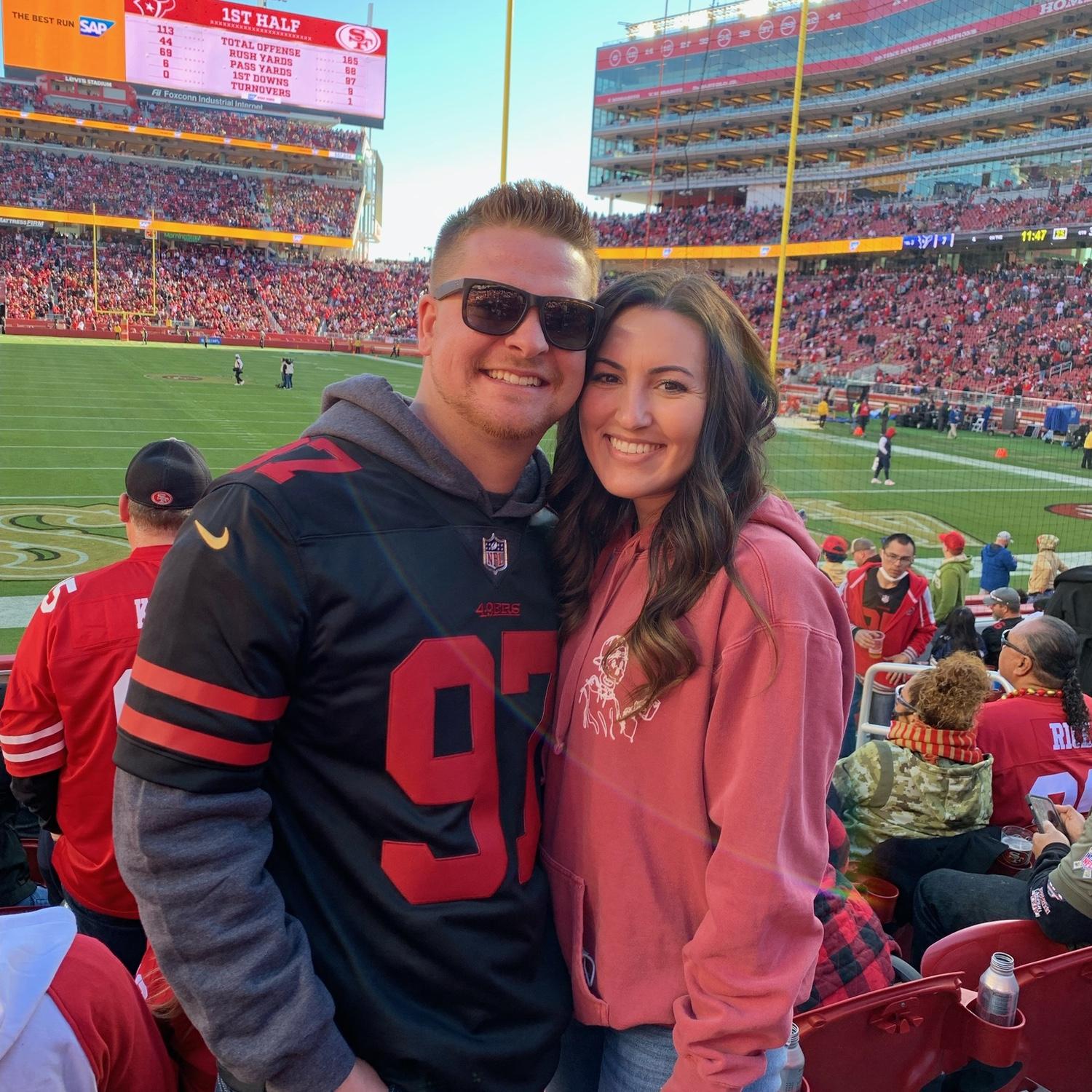 First Niner game together. 2021