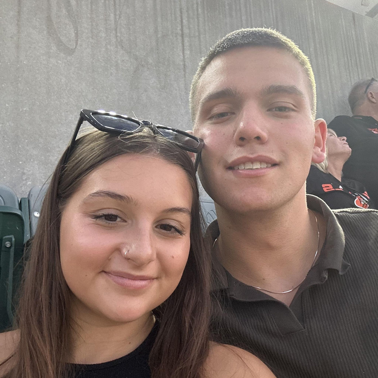 Our first NFL game together to see the Cincinnati Bengals