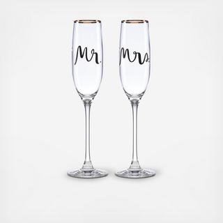 Bridal Party Champagne Flute