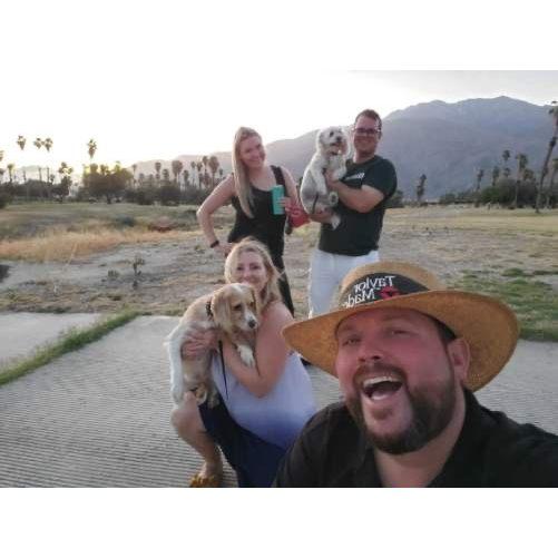 Palm Springs with Caitlin, Cameron, Connie and Piper - June 2020