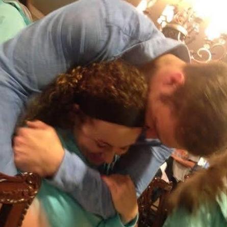 Landon Surprising Michelle in Arkansas our Freshman year of College!